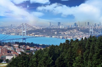 El Puente del Bósforo, Estambul, Turquía