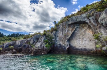 rocks at sea in New Zealand
