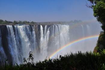 Victoria Falls and Rainbows in Zimbabwe