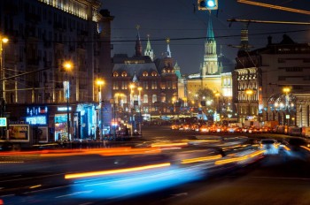 Moscú por la noche