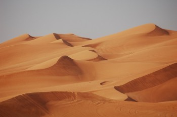 Dunas de arena en el desierto, Golfo Pérsico