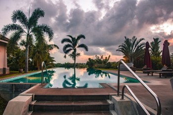 Algo que hacer en Galle es relajarse en la piscina