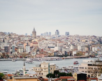 Galata Tower in Istanbul Turkey