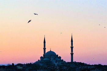 Süleymaniye Mosque in Istanbul in Turkey