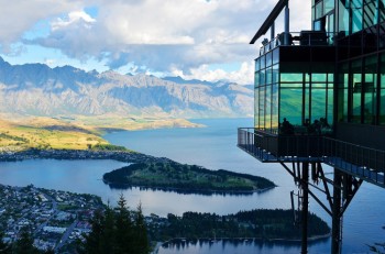 Mirador moderno en Queenstown, Nueva Zelanda