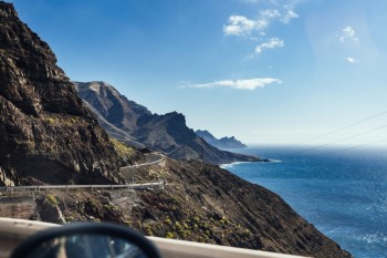 Viaje en auto por acantilados de Gran Canaria