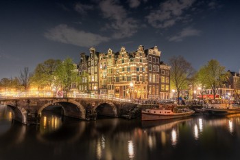 Amsterdam por la noche