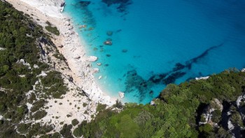 Vista aérea de la Cala Goloritzé