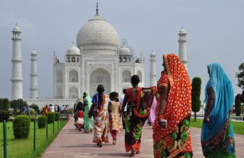 El mejor tiempo en India para ir al Taj Mahal