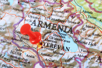 mapa de Armenia