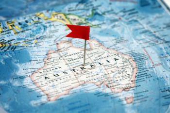 mapa de Australia