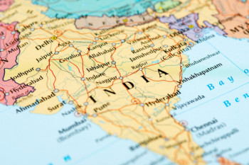 mappa di India
