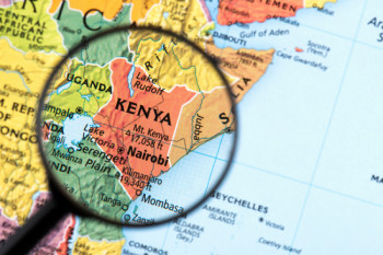 mappa del Kenya