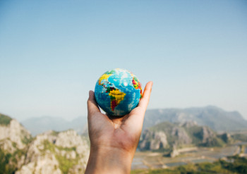 The world is in the palm of your hand