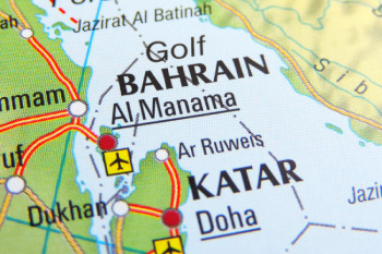 mapa Bahrein