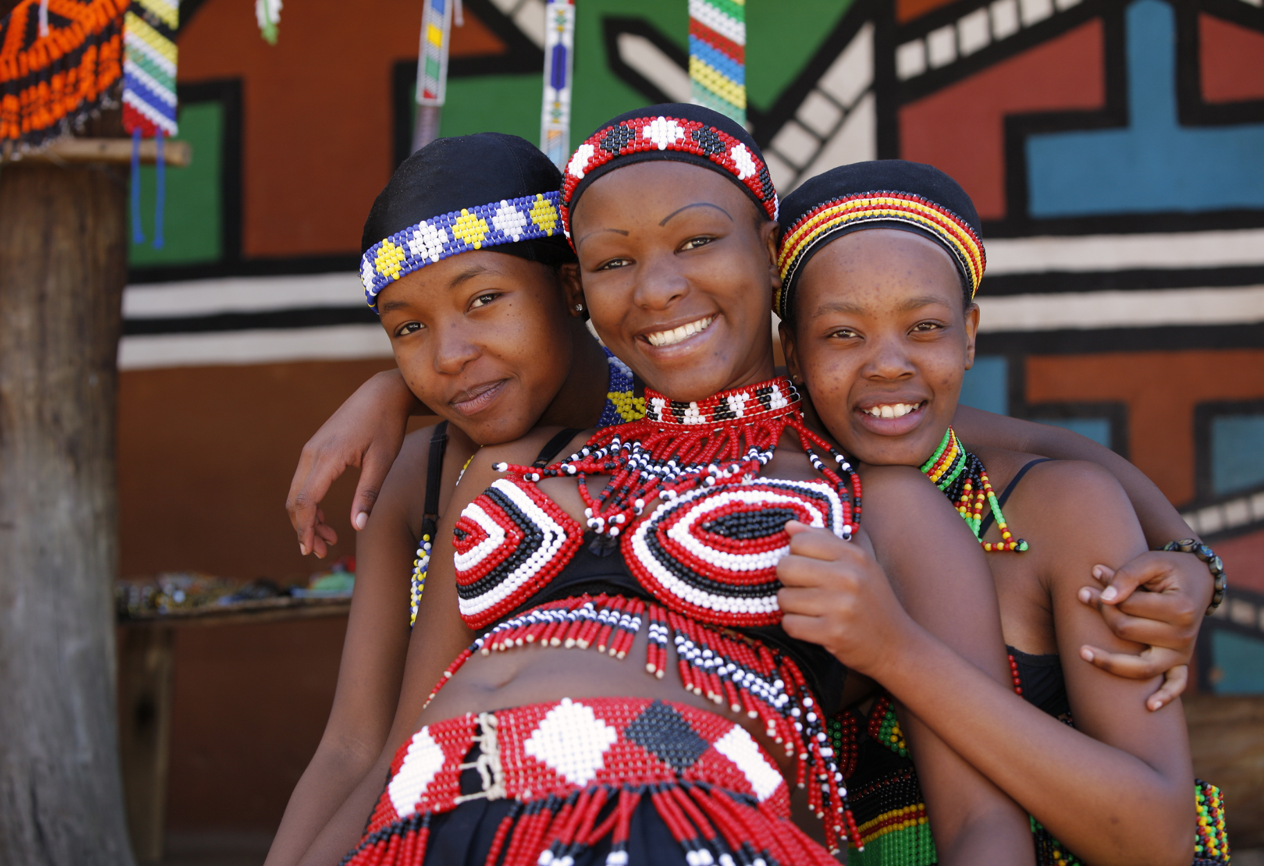 Zulu girls from South Africa