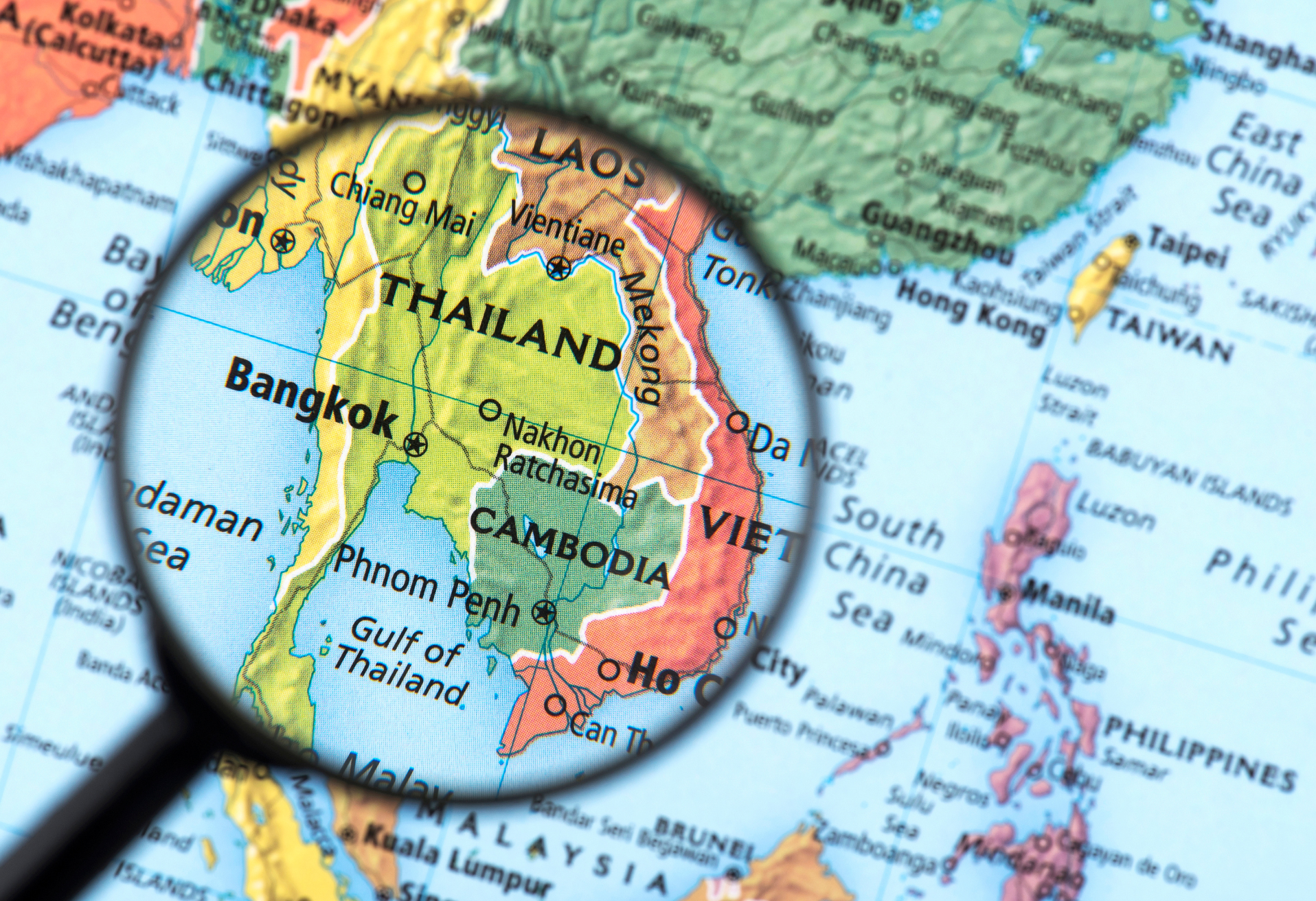 map Thailand entry requirements