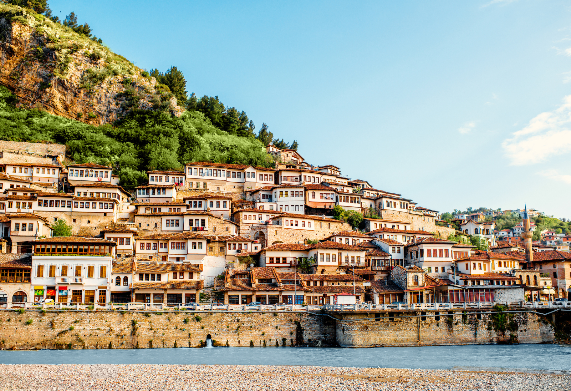 Berat City in Albania