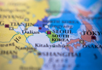 Mapa de Corea del Sur